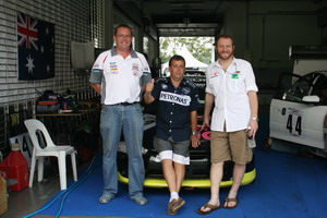 Thomas Raldorf, Urs Sconenberger og Ryan Marsden.